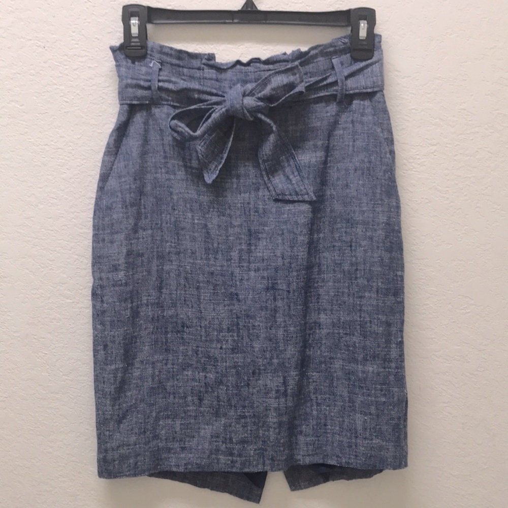 Ann Taylor denim pencil skirt size 00P